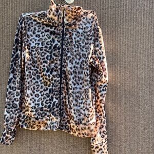 Vintage Mirror Image Jacket Leopard Print Women’s Sz S Quality Jacket